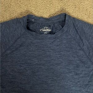 Glacier Blue Heathered short Sleeve Shirt
